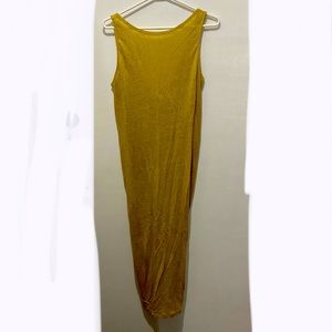 H&M linen sheer dress